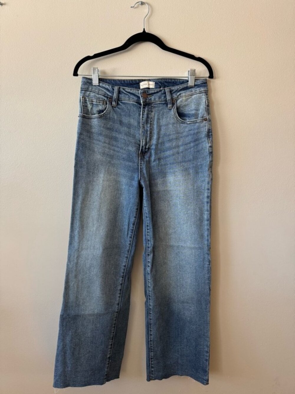 Oliver Logan Women's Ankle Crop High Rise Jean, Cotton